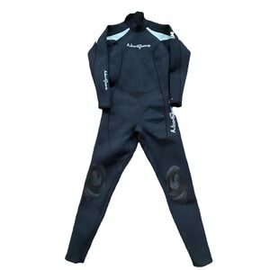 Neosport Wetsuit Blue  X Span Scuba Suit 3/2mm Size 6